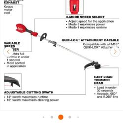 Milwaukee  Weed Eater 