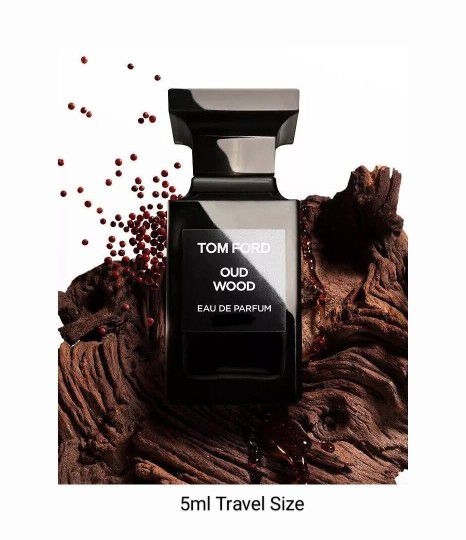 Tom Ford Oud wood EDP Sample 5ml Travel Size (Glass Atomizer)