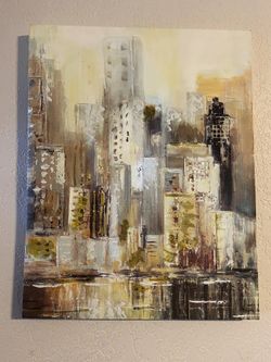 City Scape Painting 
