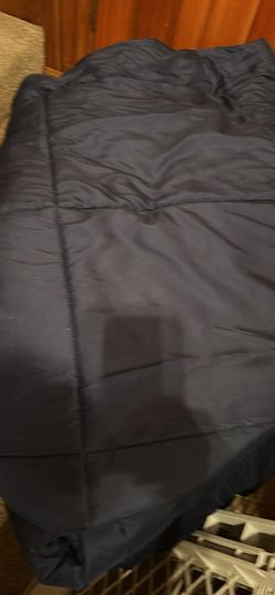 2 Dark Blue Twin Comforter/bedspread