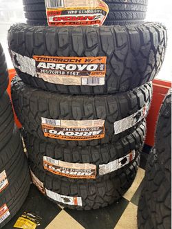 🌀🔱  265 70 R 18 vendo llantas nuevas marca arroyo RT