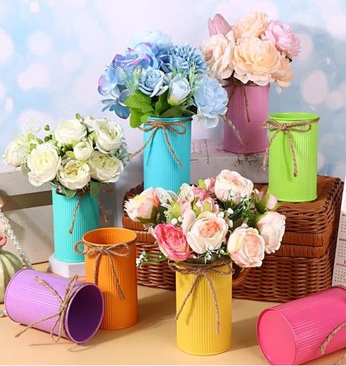 Aluminum Flower Vases