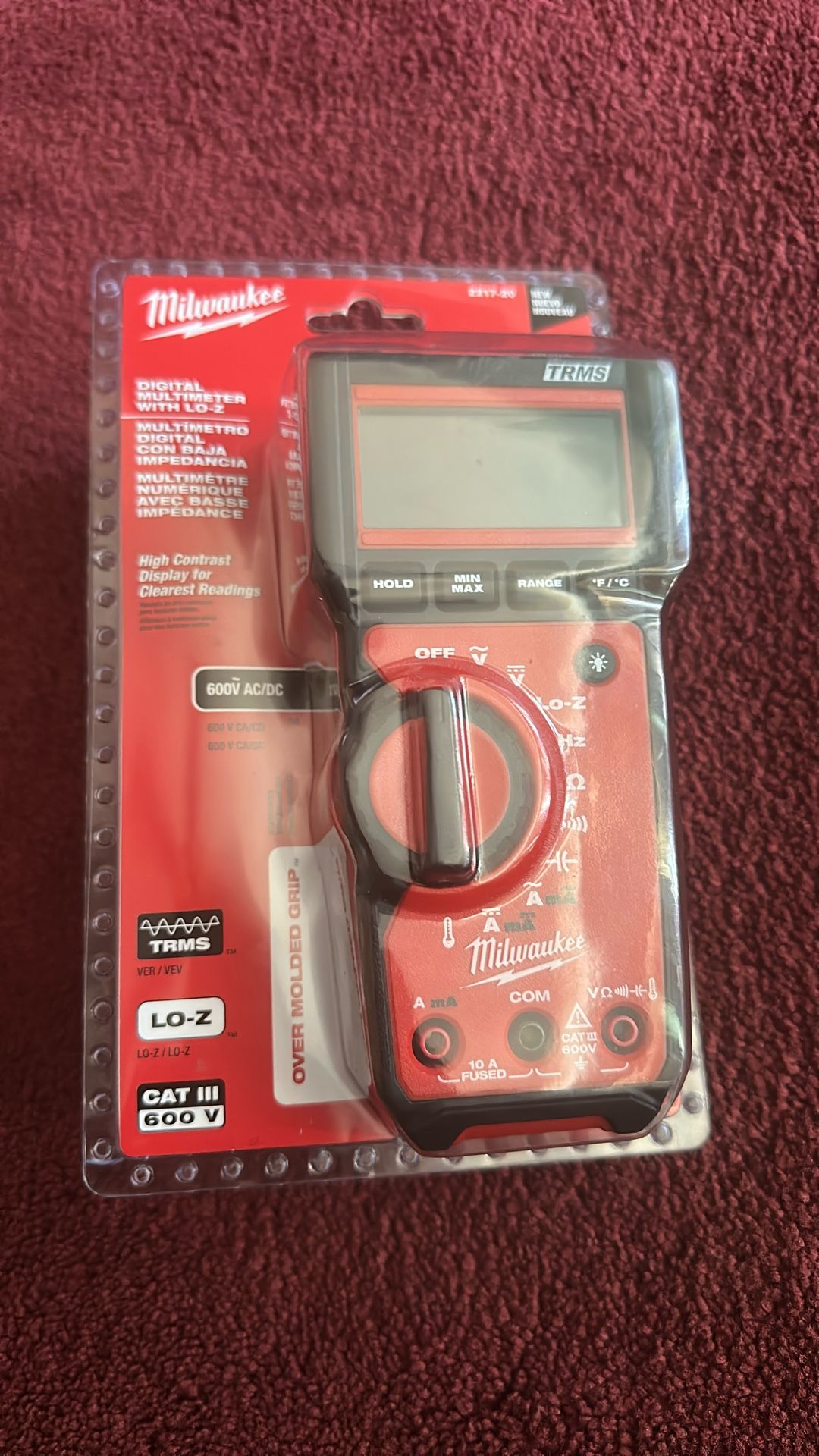 Milwaukee Digital Multimeter With Lo-z