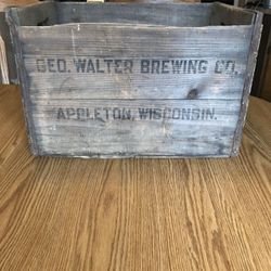 Geo. Walter Brewing Beer Crate