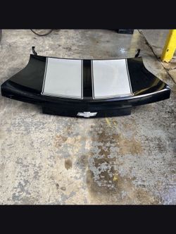Trunk Lid OEM fits 2010-2013 Chevy Camaro GAN Black w/Silver Stripe
