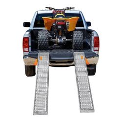 HAUL-MASTER Steel Loading Ramps – 72x9 inches(Set of 2)