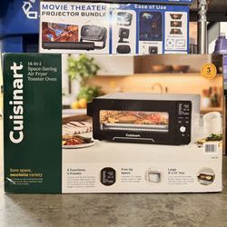 Cuisinart 14-in-1 Space Saving Digital Air Fryer Toaster Oven Brand New In Box 