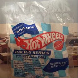 VINTAGE 1993 MCDONALD’S HOT WHEELA RACING SERIES FORD PROBE FUNNY CAR NEW!