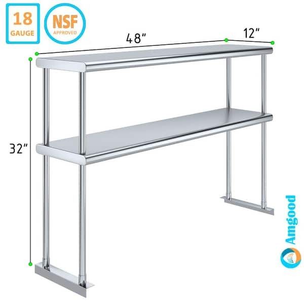 Stainless Steel Kitchen 2 Tier Shelve