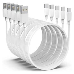 5 Phone Super Chargers Cable USB C Cable Super Fast Charging 2025 for Multiple Devices USB C Compatible Efficient Charging Solution
