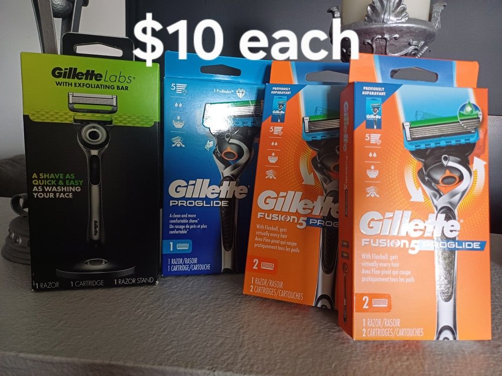 Gillette Labs,fusion 5 proglide and Gillette  Progllide 