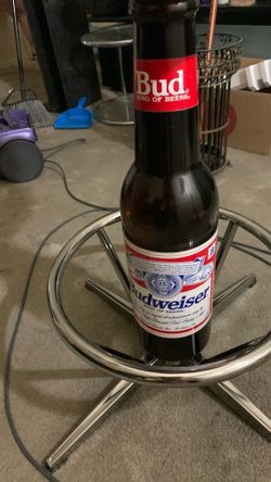 Vintage Budweiser bar stool