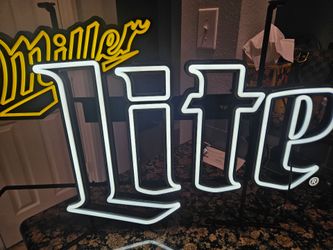 Brand New Miller Lite Neon