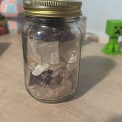 Homemade Crystal Jar