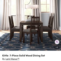 7 Piece Dining Chair And Table