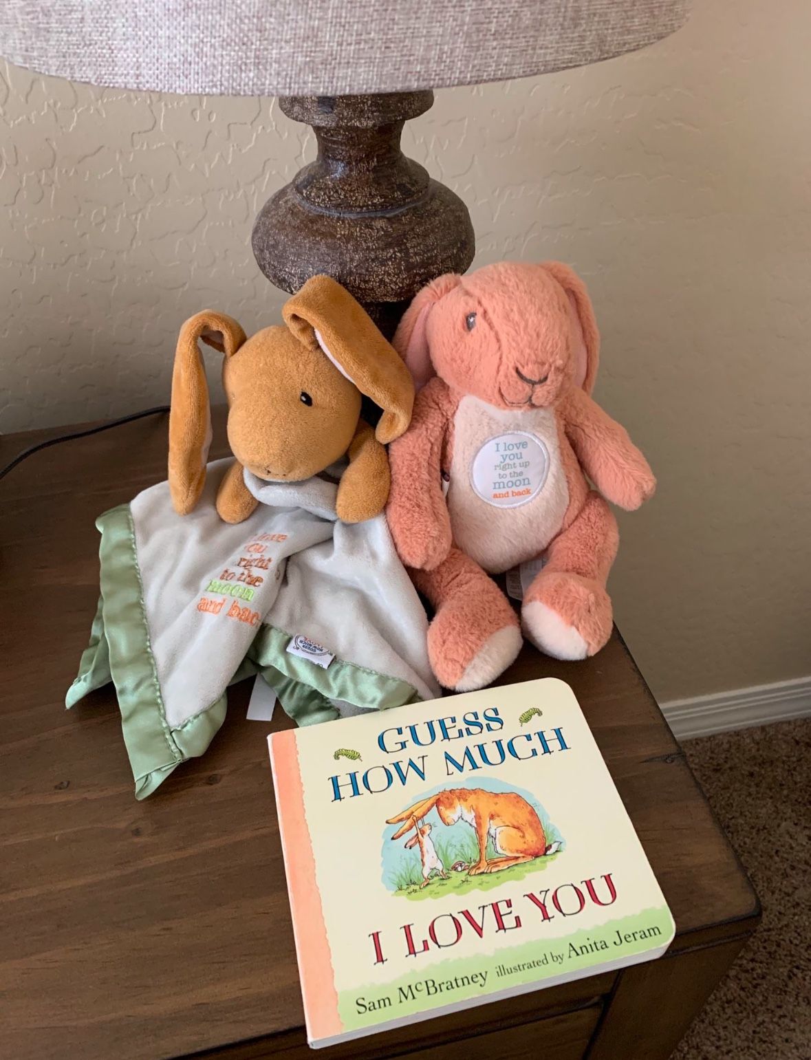 Guess how much I love you plush set