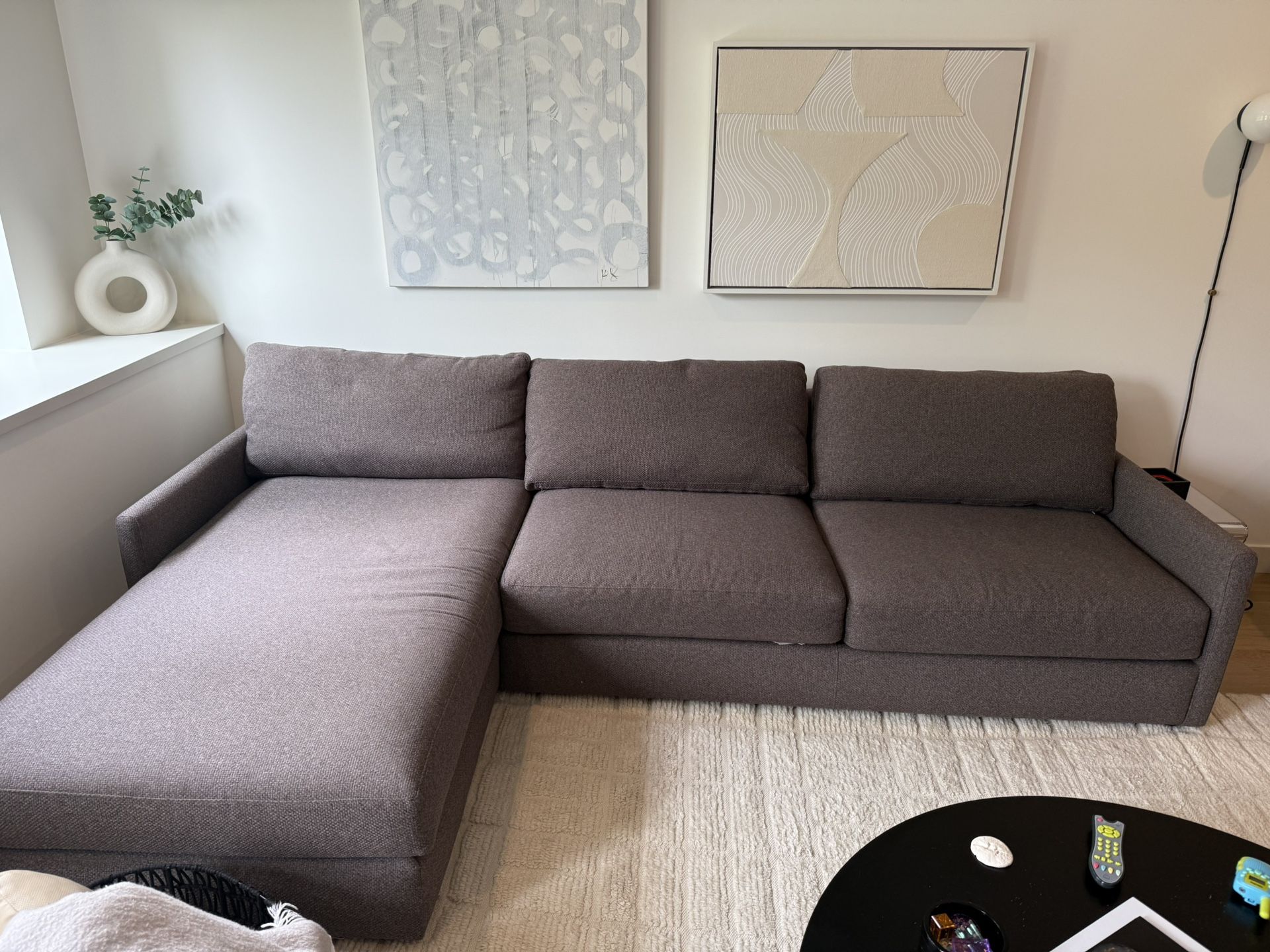 Crate and Barrel Sectional