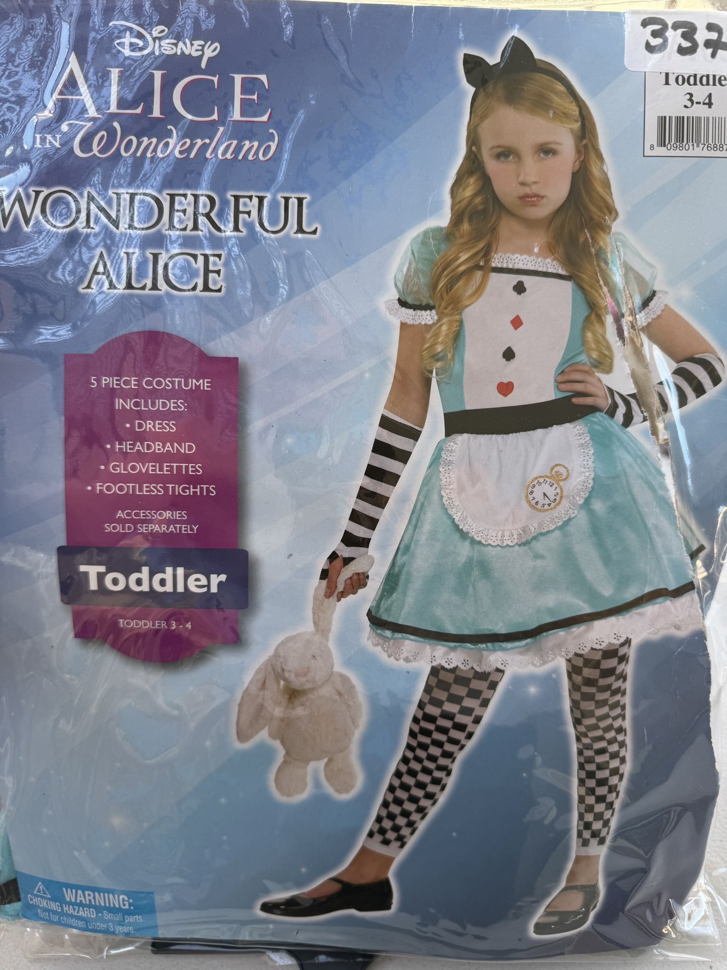 Alice In Wonderland Costume - Toddler 3/4