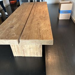 Wood table