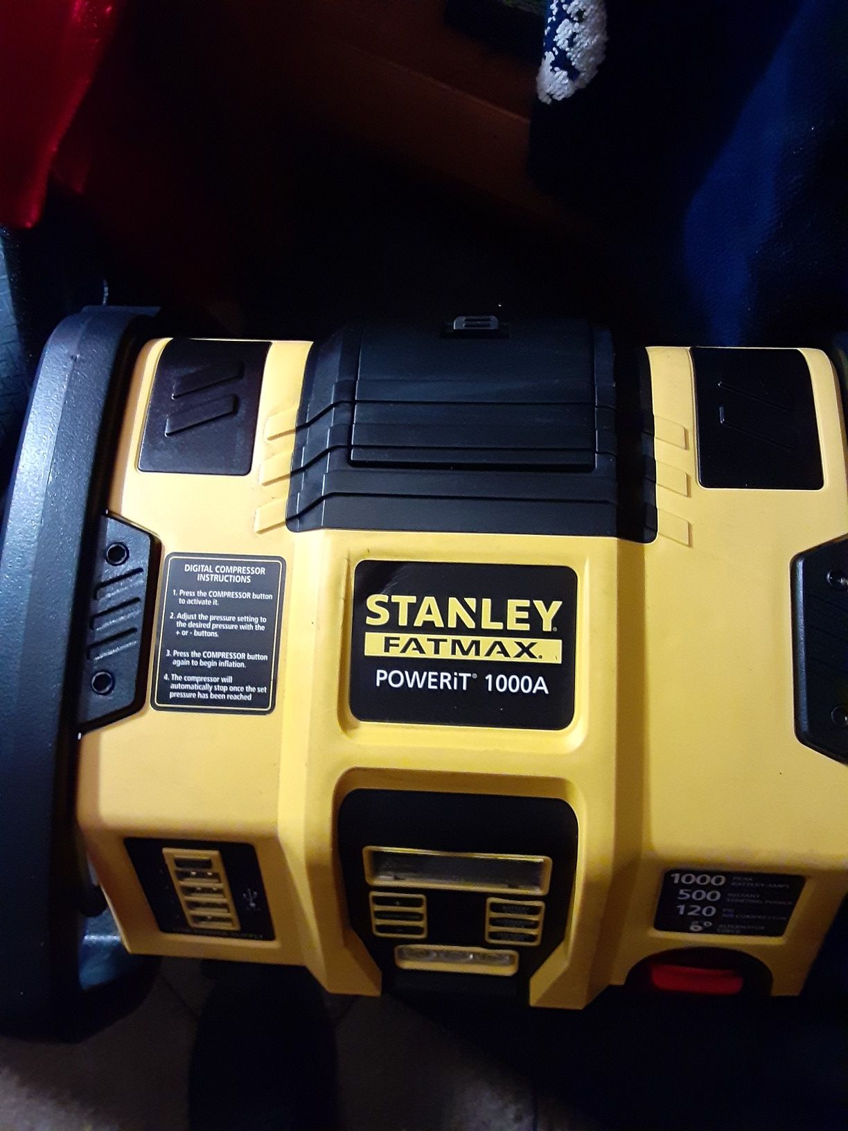 Stanley fatmax powering