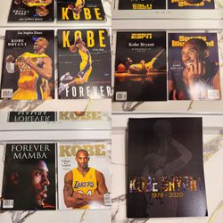 Kobe Bryant Magazine’s, Lakers, Good Condition, $20 each