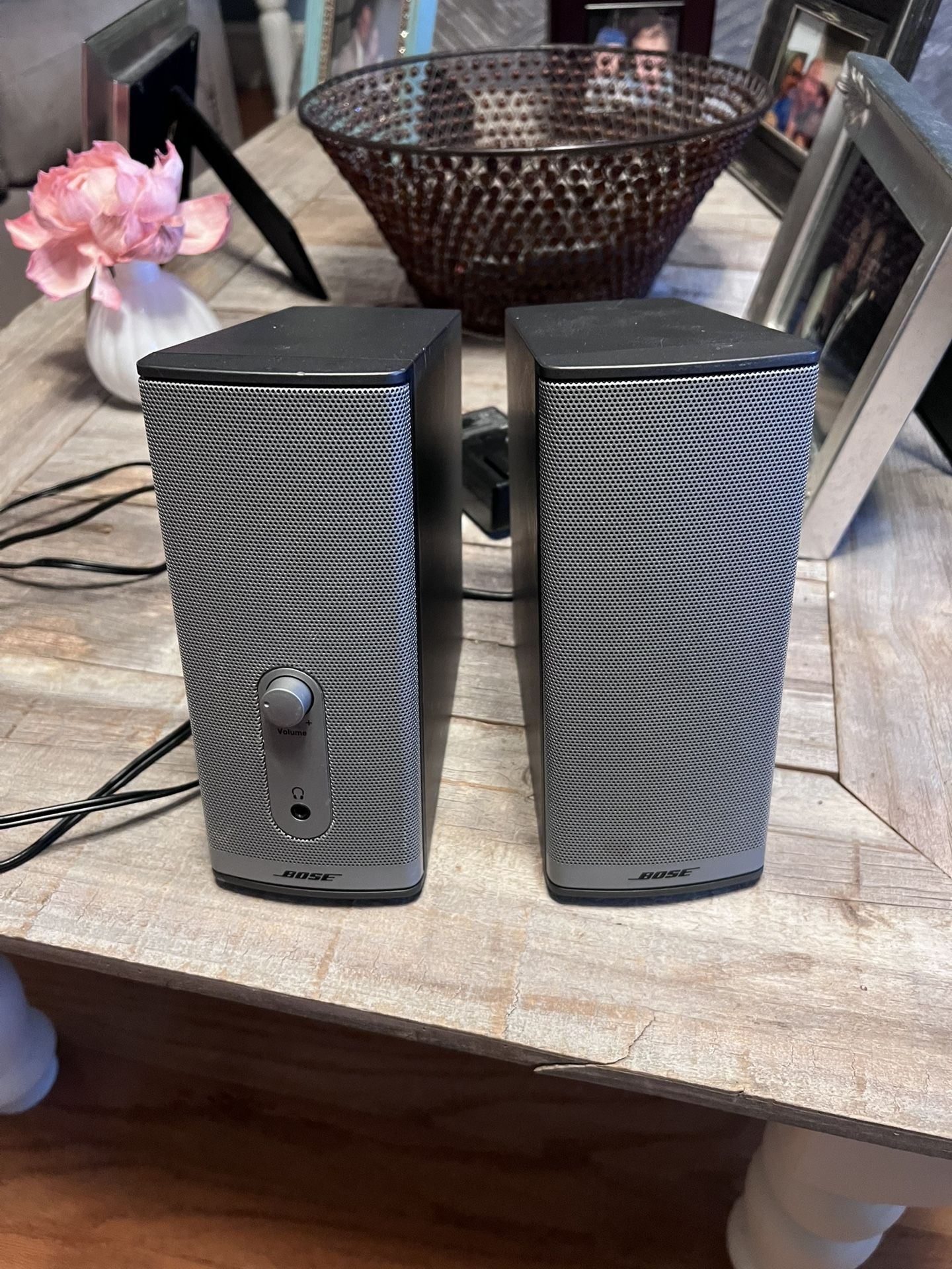 Gently Used Bose Companion 2 Series II Multimedia PC Stereo Speakers w/ Cables