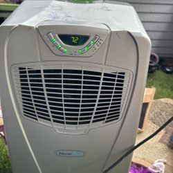 NewAir AC-10000E Ultimate Comfort 10,000 BTU Portable Air Conditioner - silver & gray