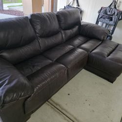 Leather Sectional Couch