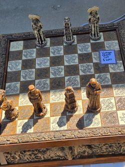 Mexican cival war chess set
