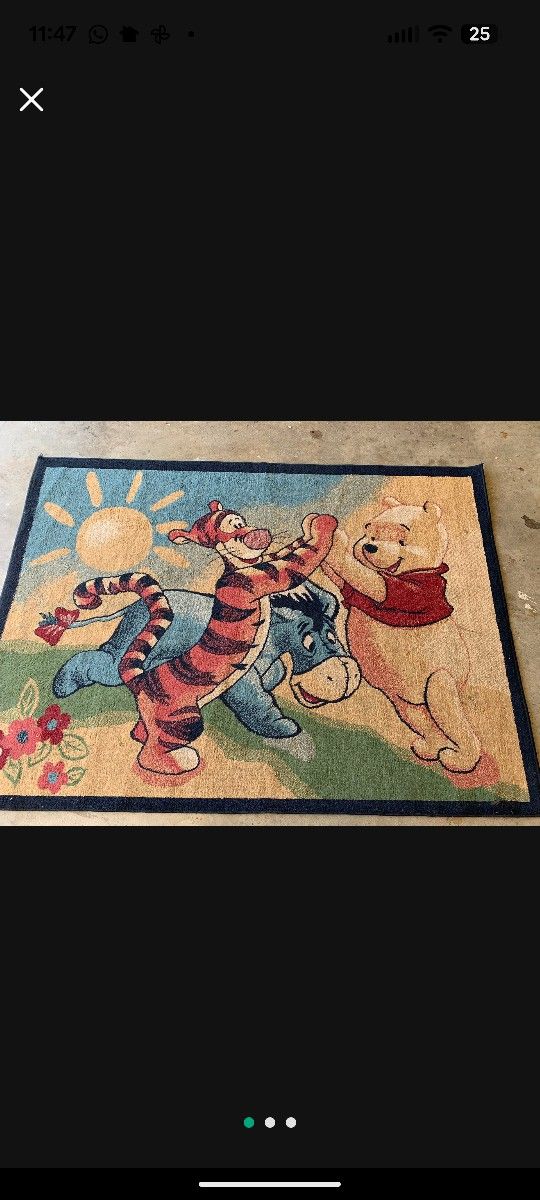 Winnie the pooh rug+Car Carpet for kids!
