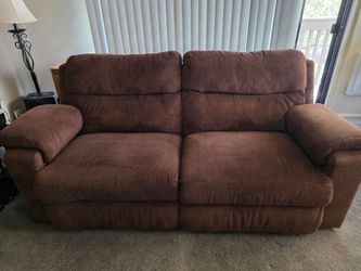 La-Z-Boy Small Brown Dual Reclining Couch