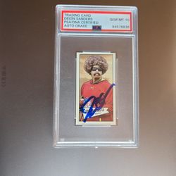 Deion Sanders "Leon Sandcastle" Autograph PSA 10
