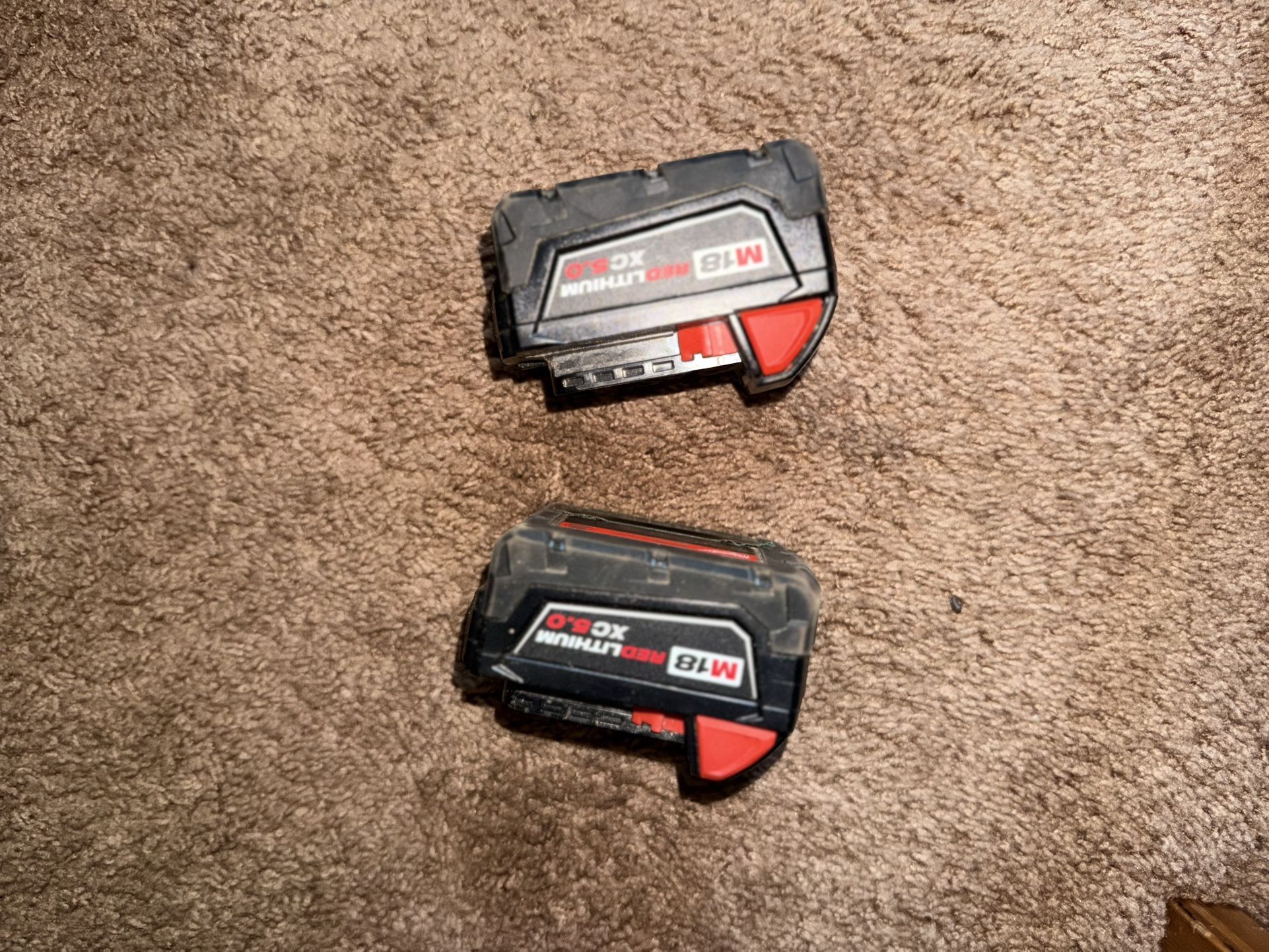 Milwaukee M18 Xc5.0 Battery’s