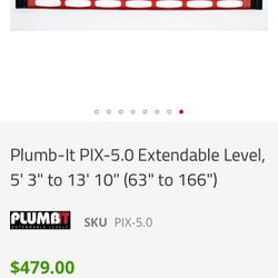 Plum It Level Extendable Level