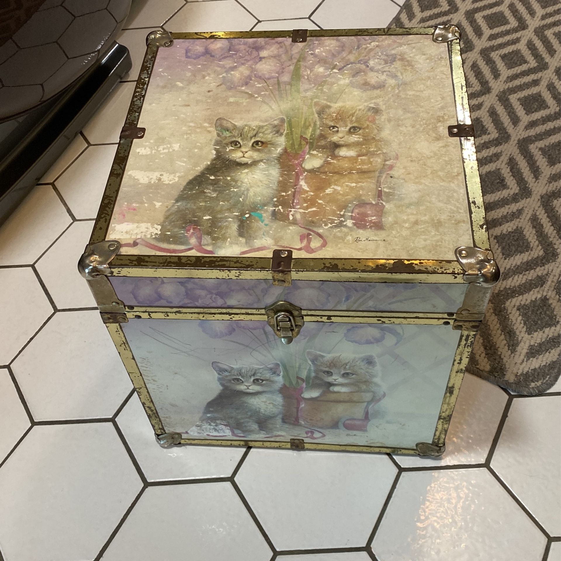 Storage Or toy Box With Locking Latch