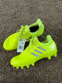 New Adidas UltraBoost Football Cleats Solar Yellow Mens Size 9.5