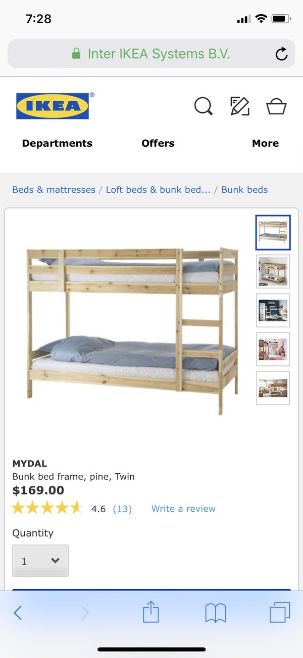 Ikea Twin Bunk Bed For In Lincoln Ri Offerup Ikea Twin Bunk Bed Lincoln Ri