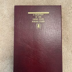 Bound Collection of 1986 US Postage Stamps