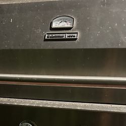 Barbecue And Refrigerator 