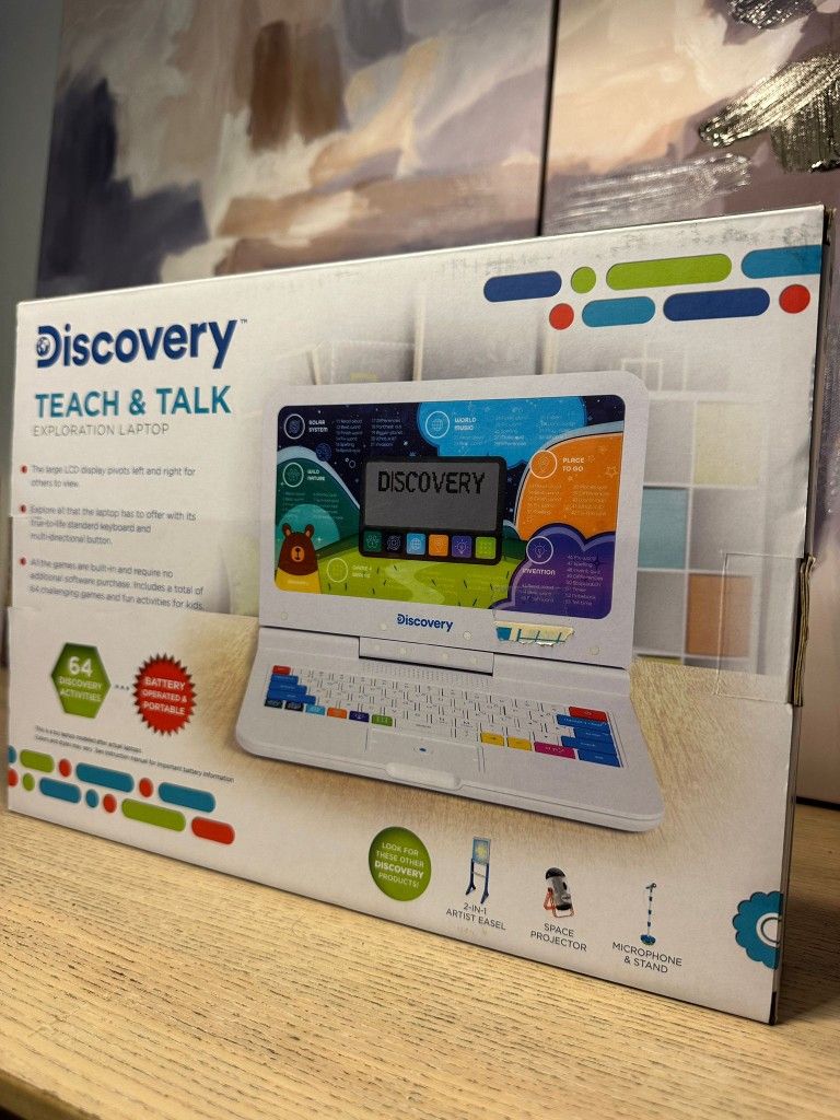 Teach and talk laptop