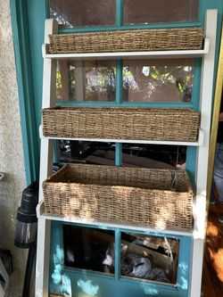 West Elm 3-tier leaning shelf