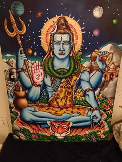 Lord Shiva Custom Acrylic Artwork