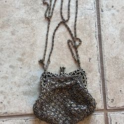 vintage beaded clutch bag