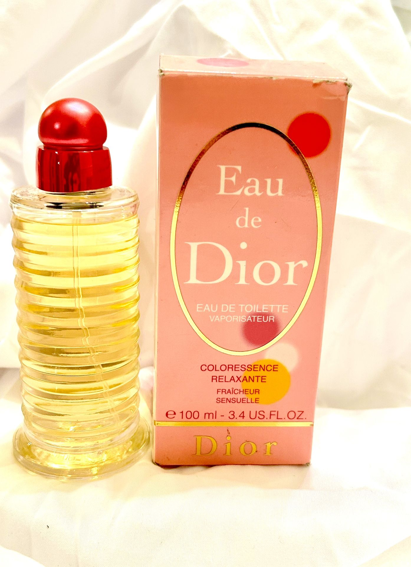 Eau De DIOR by Christian Dior Eau de Toilette Spray Women 3.4 FL oz/100 ML RARE