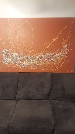 Wind hand painted acrylic designs