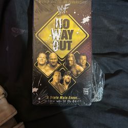 Wwf Wwe No way out 2002 vhs used