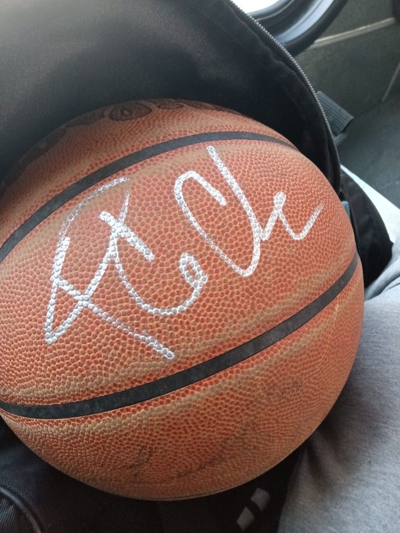 Ice Cube Signed Basketball