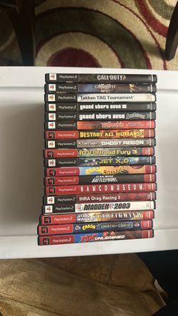 Lot of ps2 games