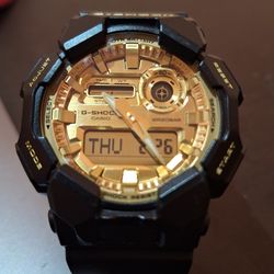 Casio G-SHOCK Black and Gold  GA010GGB-1A9