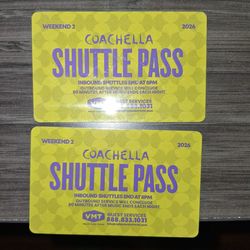 Cochella Shuttle Pass Weekend 2